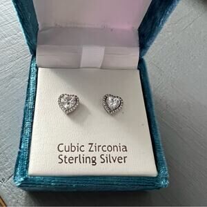 Nanette Lepore 925 Sterling Silver Heart Earrings NEW